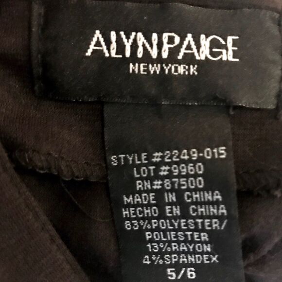 ALYN PAIGE Brown Fit and Flare Keyhole Back Dress - Picture 7 of 7